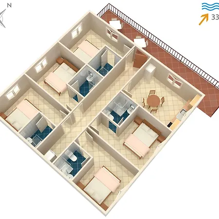 With Parking Space Sutivan, Brac - 747 Sutivan